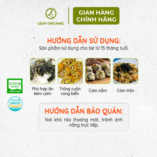 Rong biển rắc cơm hữu cơ Alvins 21g