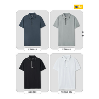Áo polo nam cafe.da™ seamless tech training YODY vải chạm mát tức thì, hạn chế nhăn MAPO25S021