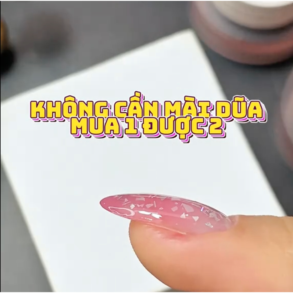 Gel Biab Nhũ Trắng ANGELICA Chính Hãng Chai 20g - Gel Biad Cao Cấp Nail ANG-QBWG