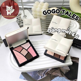 [GOGO TALES] Bảng Phấn Mắt Gogo Tales 6 Ô Vỏ Trắng Đen Versatile Colors, 9g (GT758)