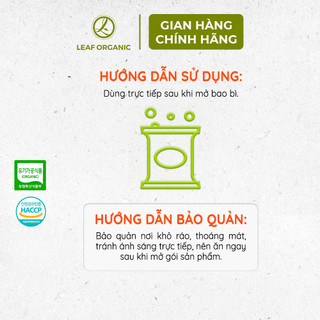 Bánh gạo lứt ăn dặm hữu cơ cho bé Alvins 25g cho bé từ 6 Tháng