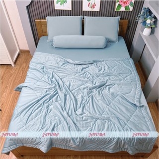 Chăn hè thun lạnh Ý, Mền trần bông cao cấp JAFUMA kích thước 1m8x2m