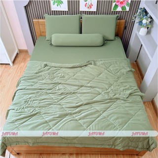 Chăn hè thun lạnh Ý, Mền trần bông cao cấp JAFUMA kích thước 1m8x2m