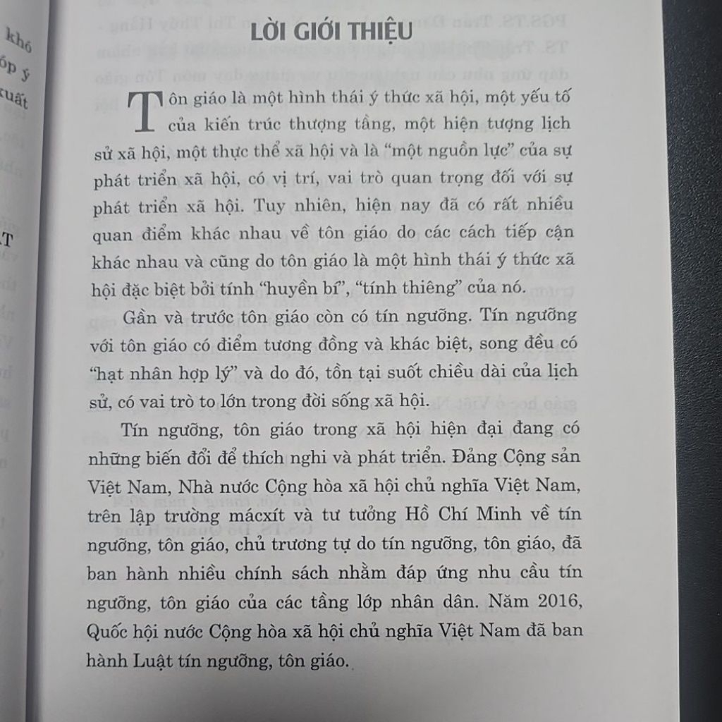 Sách - Giáo trình tôn giáo học