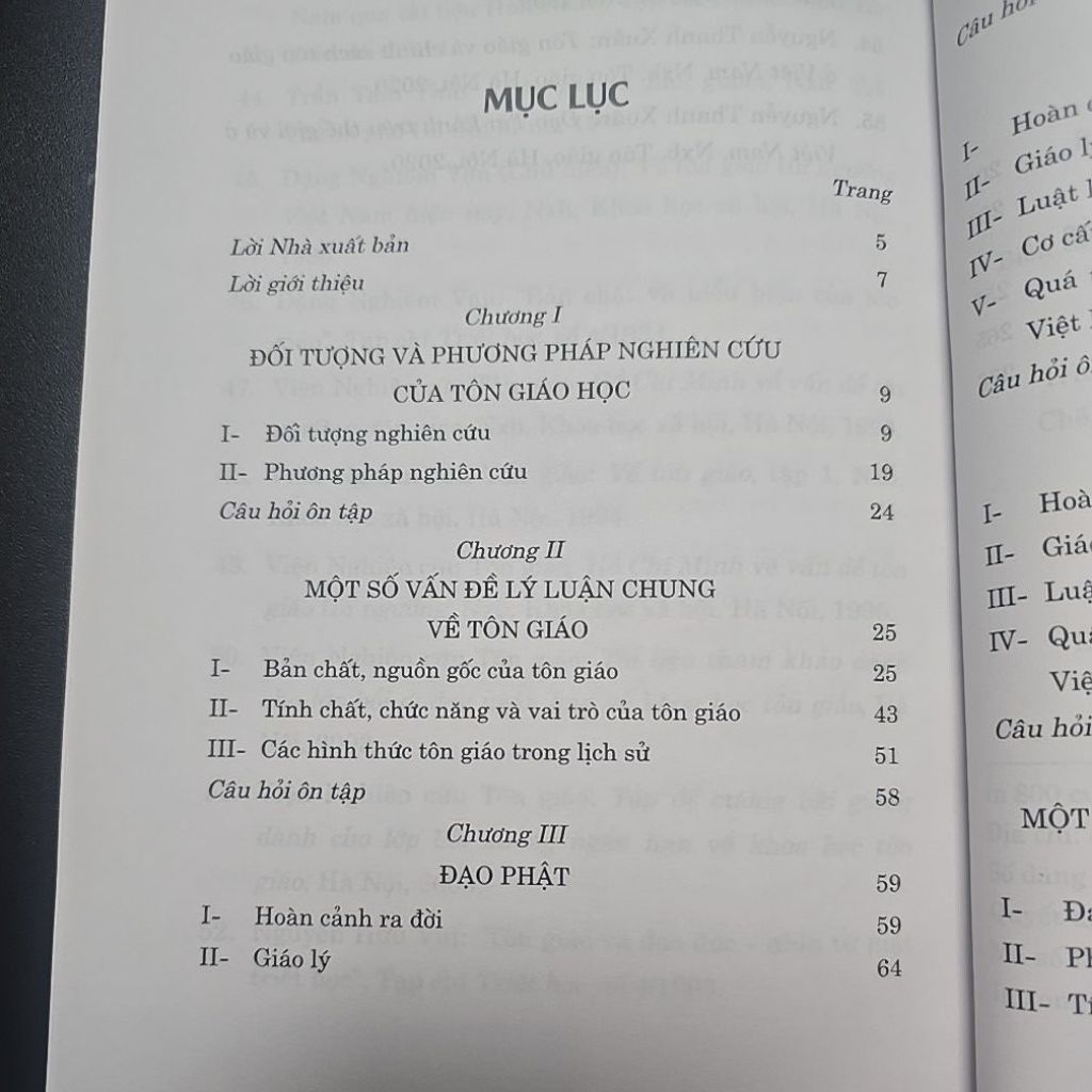 Sách - Giáo trình tôn giáo học