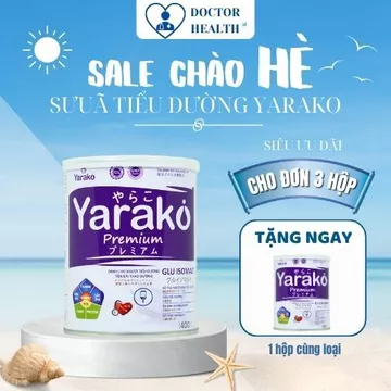 Sữa Bột Cho Người Tiểu Đường YARAKO PREMIUM GLU ISOMALT Giải Pháp Dinh Dưỡng Cho Người Tiểu Đường
