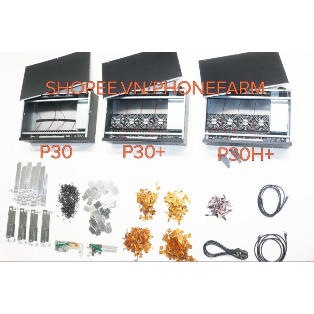 Box PhoneFarm P30 HXT chính hãng | Build 20 main Samsung | FPC | LAN ...