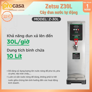 Máy - Cây đun nước nóng tự động Zetsu Z30L - dung tích 10 lít - Công suát đun 30 lít/h