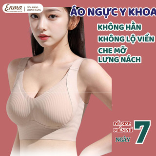Áo lót nâng ngực chống chảy sệ Nhật Bản chất cotton thoáng mát, không gọng mút mỏng cao cấp BRA10