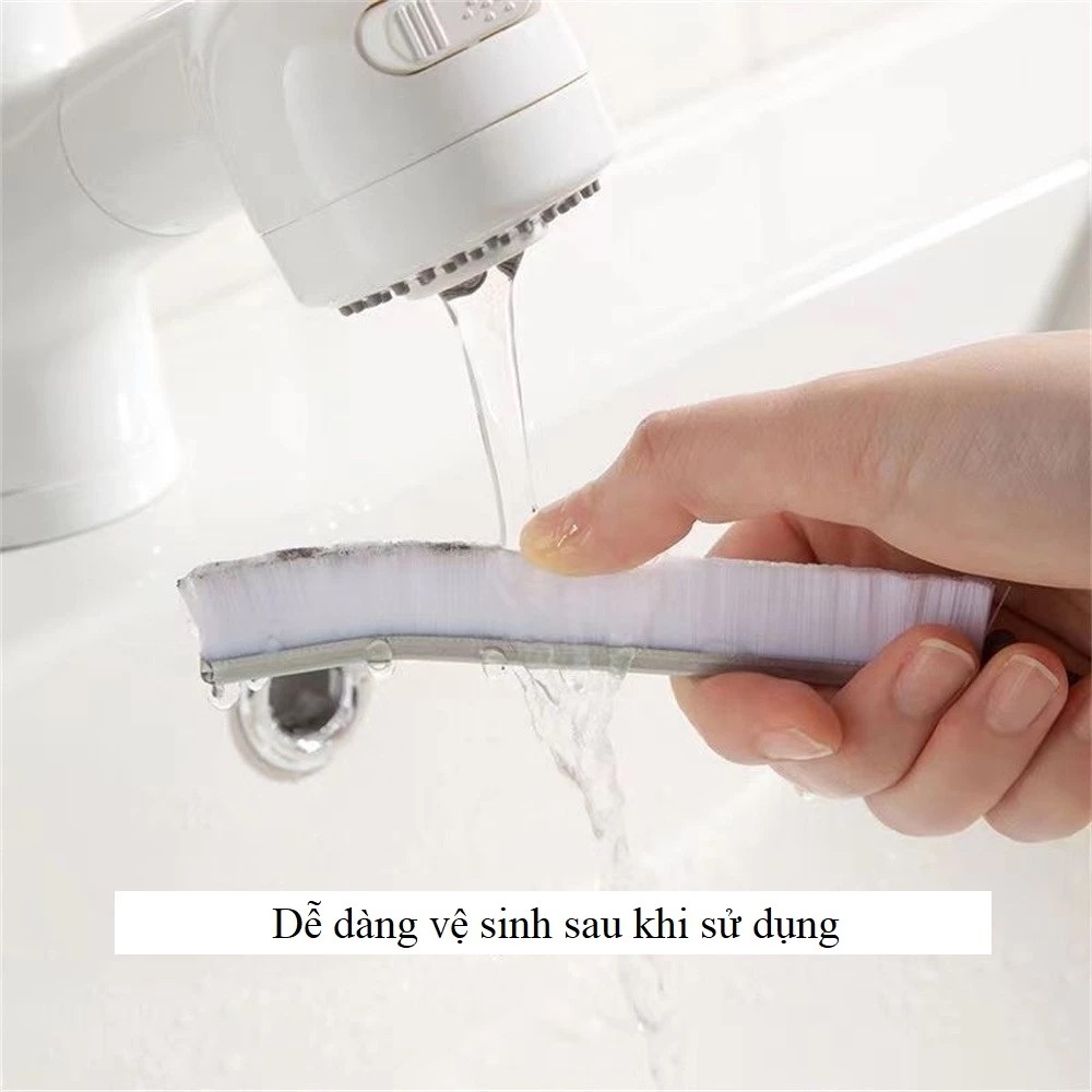 Combo 2 Bàn Chải Vệ Sinh Khe Hở Góc Chết Nhà Tắm Nhà Bếp, Vệ Sinh Góc Tường Cọ Vệ Sinh Khe Cửa Khe Nhà Tắm Góc Rãnh