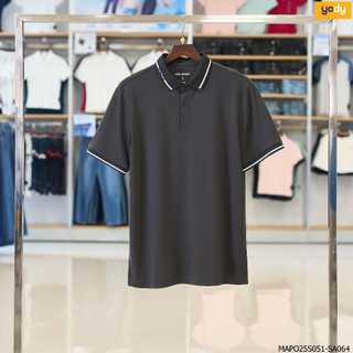 [SALE OFF] Áo polo nam YODY ponte roma cool dáng suông co giãn, đàn hồi chạm mát tức thì MAPO25S051