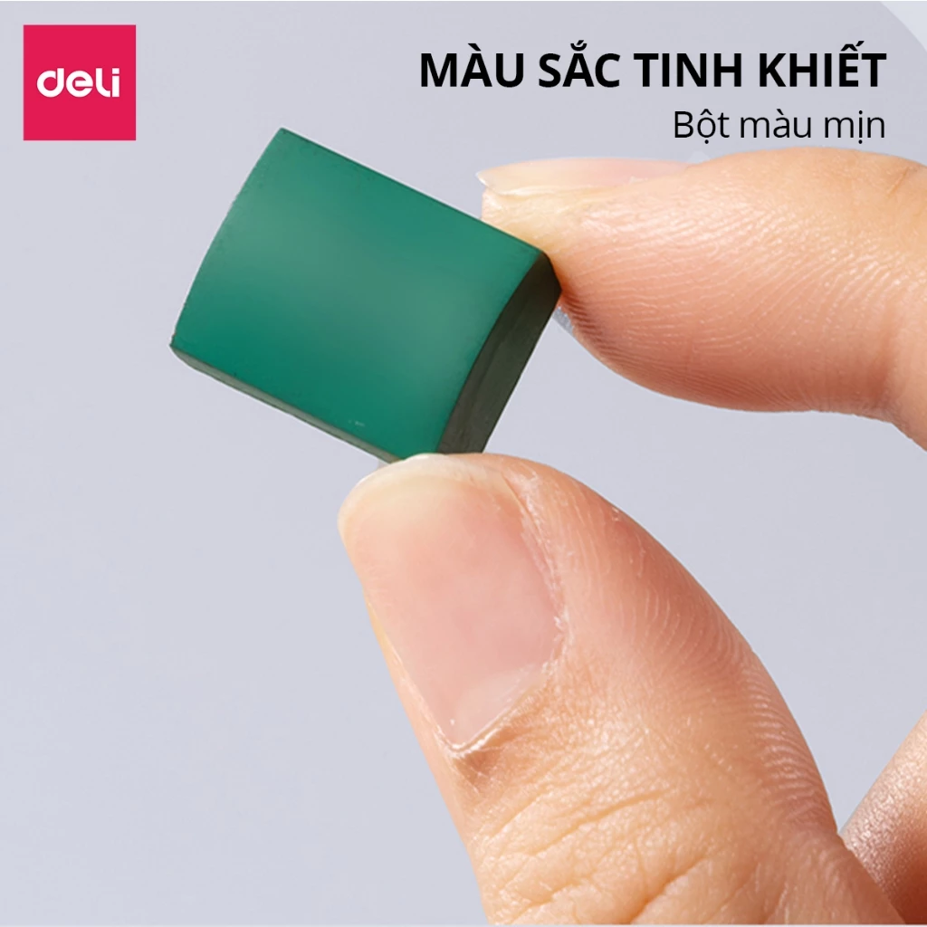 [HỌA CỤ DELI] Màu Nước Dạng Nén Dmast Solid Water Color 12/18/24/36 Màu Deli - Màu Nước Nén Mịn Loan