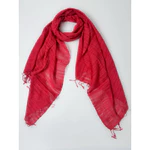 Khăn choàng Óng - 50% silk 50% Sợi tự nhiên- màu hồng phấn tuyệt đẹp! Quà thanh lịch cho phái nữ — ảnh 2
