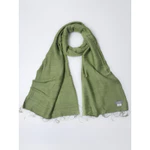 Khăn choàng Óng - 50% silk 50% Sợi tự nhiên- màu hồng phấn tuyệt đẹp! Quà thanh lịch cho phái nữ — ảnh 3