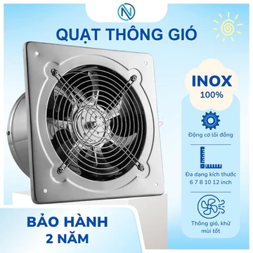 Quạt thông gió hút mùi inox cao cấp mã từ FD150 - FD300, máy hút khói bếp, hút mùi bảo hành 2 năm