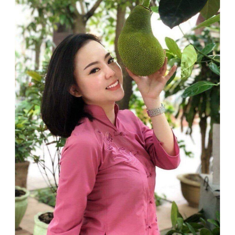 Set đồ lam đi chùa Pháp phục Áo tay lỡ cúc tàu thêu sen + Quần ống rộng Bộ đồ Phật tử size S M L XL T1007G