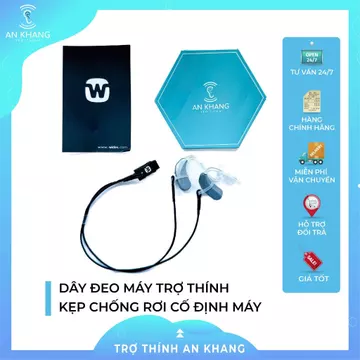 KẸP MÁY TRỢ THÍNH - DÂY ĐEO MÁY TRỢ THÍNH - CỐ ĐỊNH MÁY CHỐNG RƠI -CHÍNH HÃNG WIDEX AN TOÀN TIỆN LỢI