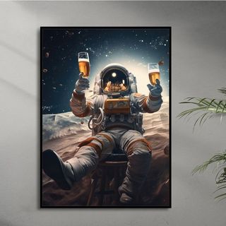 Tranh Canvas Treo Tường Decor Quán Bia BH64 - Tranh Decor Trang Trí  Nhà Hàng, Quán Nhậu Tranh Canvas Có Khung Sắc Nét