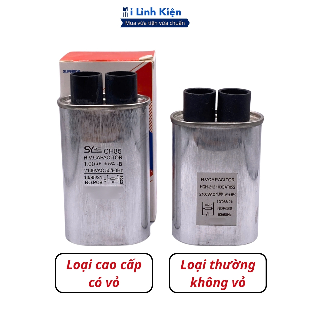 Tụ lò vi sóng cao áp 1uF 2kV ( kiểm tra trước khi gửi ) chất lượng cao ilinhkien