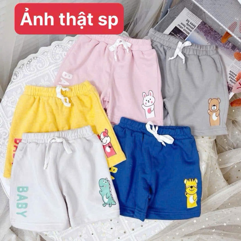 Quần Đùi Trẻ Em 2-6 Tuổi (10-22kg), Quần Short Bé Trai Bé Gái Nhiều Màu Mềm Mát E0359 F0074 F086