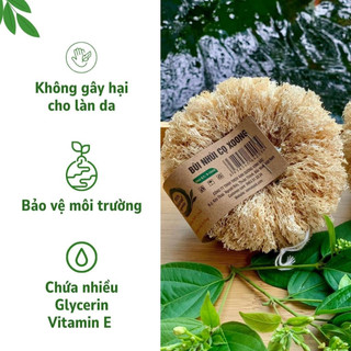 Bùi Nhùi Cọ Xoong Nồi Xơ Mướp Tự Nhiên KBEcolife Làm Sạch Xoong Nồi Không Gây Trầy Xước