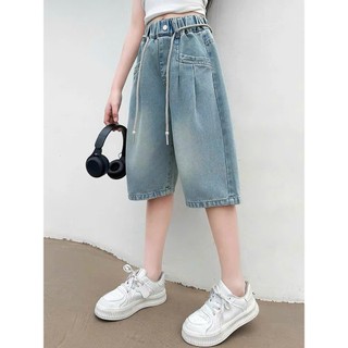 Quần Ngố Jean Dáng Rộng Thời Trang Hàn Quốc Bé Gái