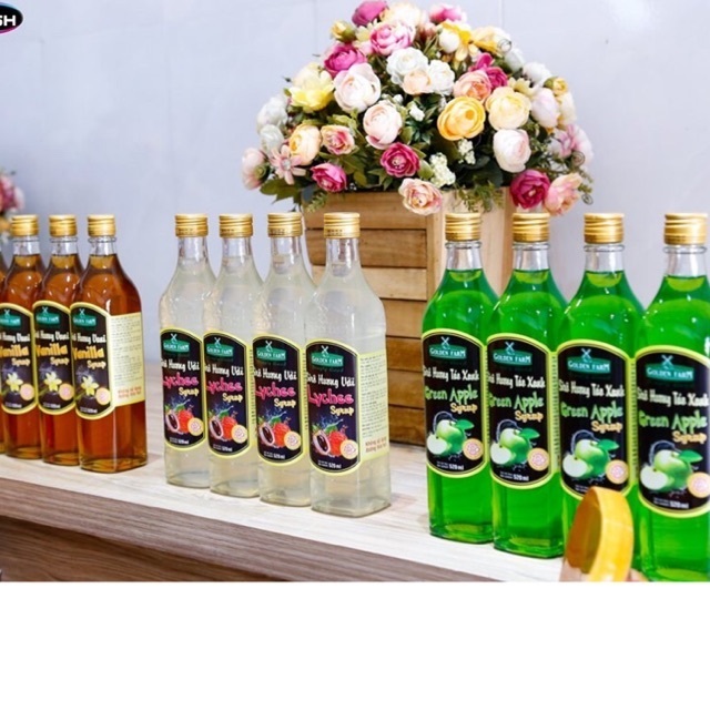 Siro Golden Farm 520ml Các Vị – Tăng Hương Vị Cho Đồ Uống