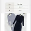 Set áo khoác cardigan mỏng+ váy 2 dây len tăm dáng dài ôm body tôn dáng Bộ đồ thu đông nữ đen xám basic T673G