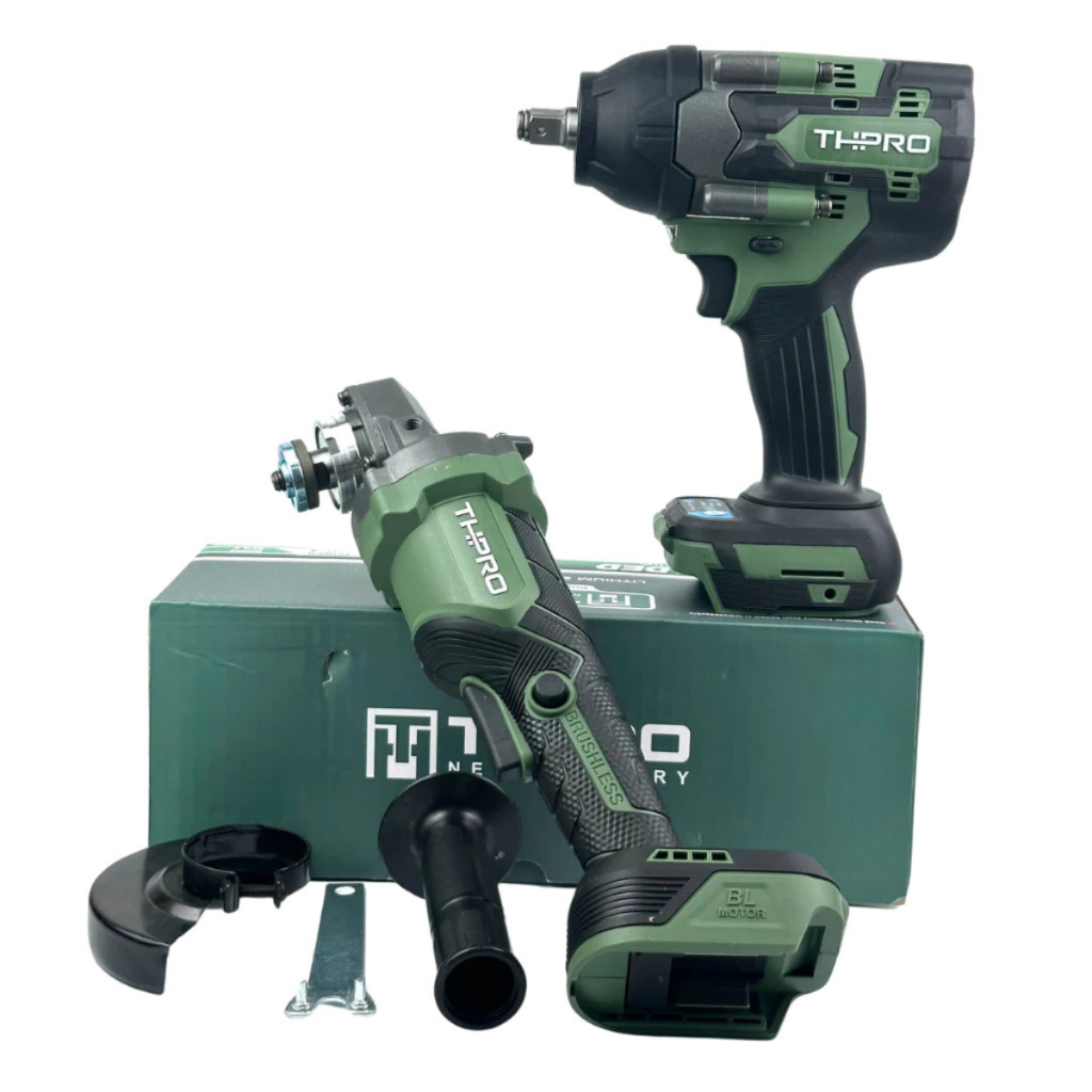 Combo Thân Máy Mài TH-8100, Thân Siết Bulong TH900NM Động Cơ Lõi Đồng Sử Dụng Chân Pin Phổ Thông