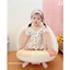 Phao Bơi Ngồi Sọc CÓ MÁI CHE BEBEBONGBONG Cho Bé
