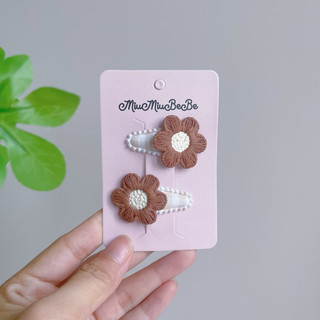 Set kẹp hoa cúc màu sắc phù hợp với mùa hè cho bé gái