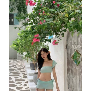 SET BIKINI 3 MẢNH XUYẾN THẤU DÂY RÚT CÁ TÍNH