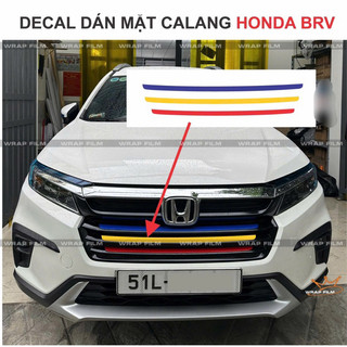 Decal phản quang dán mặt calang Honda BRV - Decal cao cấp không phai màu không để lại keo