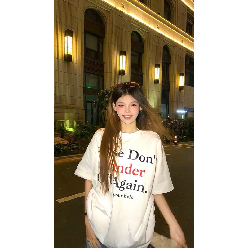 Áo Thun Don’t Wander Unisex Nam Nữ Chất Vải Cotton 2 Chiều Dày Dặn Áo Phông Phong Cách Hàn Quốc