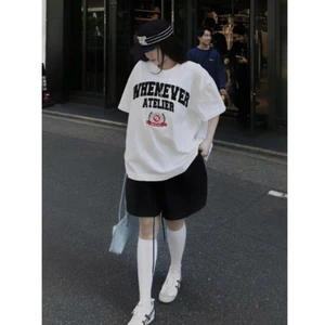 Áo Thun Whenever Bacsic Áo Phông Unisex Nam Nữ Chất Vải Cotton 2 Chiều Dày Dặn
