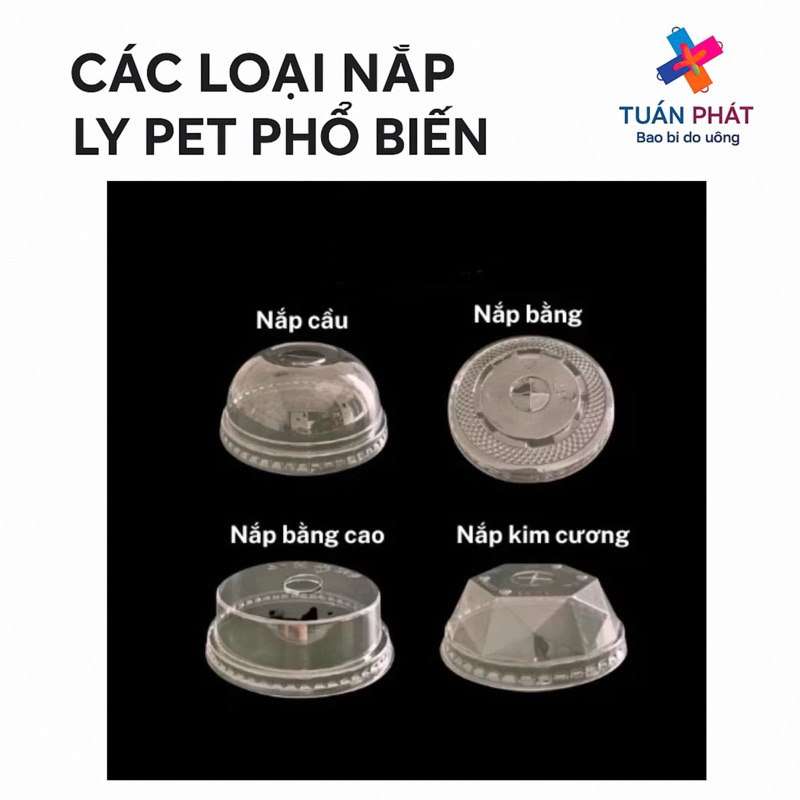 Nắp cốc nhựa 95mm dành cho cốc trà sữa, trà chanh, sinh tố giá sỉ