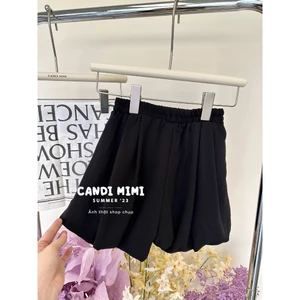 CANDI MIMI Quần đùi bo gấu - Phong cách Hàn Quốc