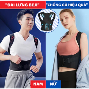Đai Chống Gù Lưng BEJI - Hỗ Trợ Cột Sống Chỉnh Sửa Tư Thế Cải Thiện Vóc Dáng Cho Cả Nam Và Nữ