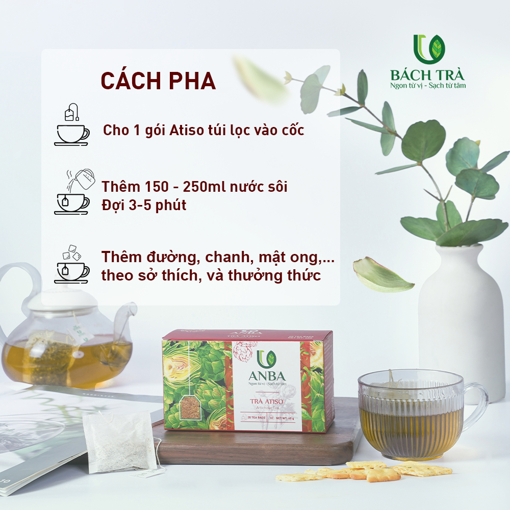Ô - trà atiso xanh sấy khô
