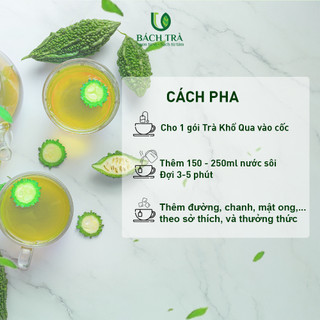 [TẶNG BÌNH] Trà Mướp Đắng Khổ Qua ANBA | Thanh Lọc Cơ Thể Sau Tiệc – Thơm Dịu Dễ Uống, Tiêu Hóa Tốt | Túi Lọc 20 Gói