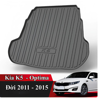 { Loại Dày } Lót Cốp Kia K5 , Optima Đời 2011- 2015 Thảm Cốp Không Mùi Khó Chịu
