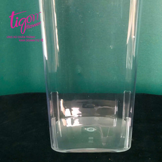 COMBO 10 XÔ MICA ĐỰNG HOA, LÁ, DECOR NHÀ CỬA, CỬA HÀNG SIZE TRUNG (12x16x30cm) - tiện lợi, dễ dàng sử dụng