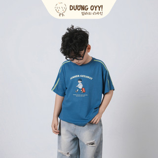 Áo thun trẻ em in LƯỚT VÁN cotton cao cấp size 14-38KG style Hàn Quốc  | Dương Oyy 010425215