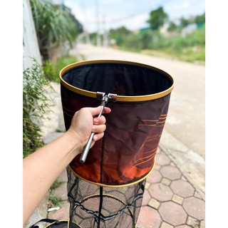 Rọng Đựng Cá Định Kiếm Thiên Hạ Cao Cấp Rọng Cá Khung Hợp Kim Nhôm Lưới Tráng Nhựa Tải Trọng Lớn