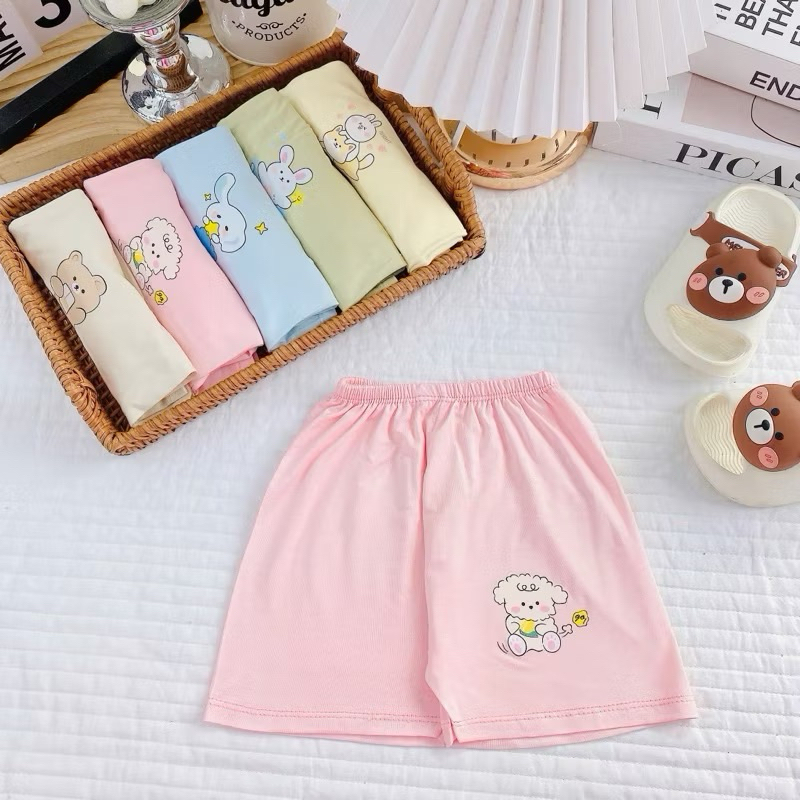 (1Q) Quần đùi Petit QC mềm mịn thấm hút mồ hôi cho bé từ 3-15kg (LK 002)