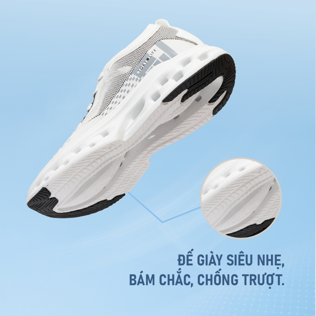 Giày Chạy Thể Thao Nam Chạy Bộ Kháng Khuẩn Êm Chân Siêu Nhẹ 40002575 - TOKYOLIFE