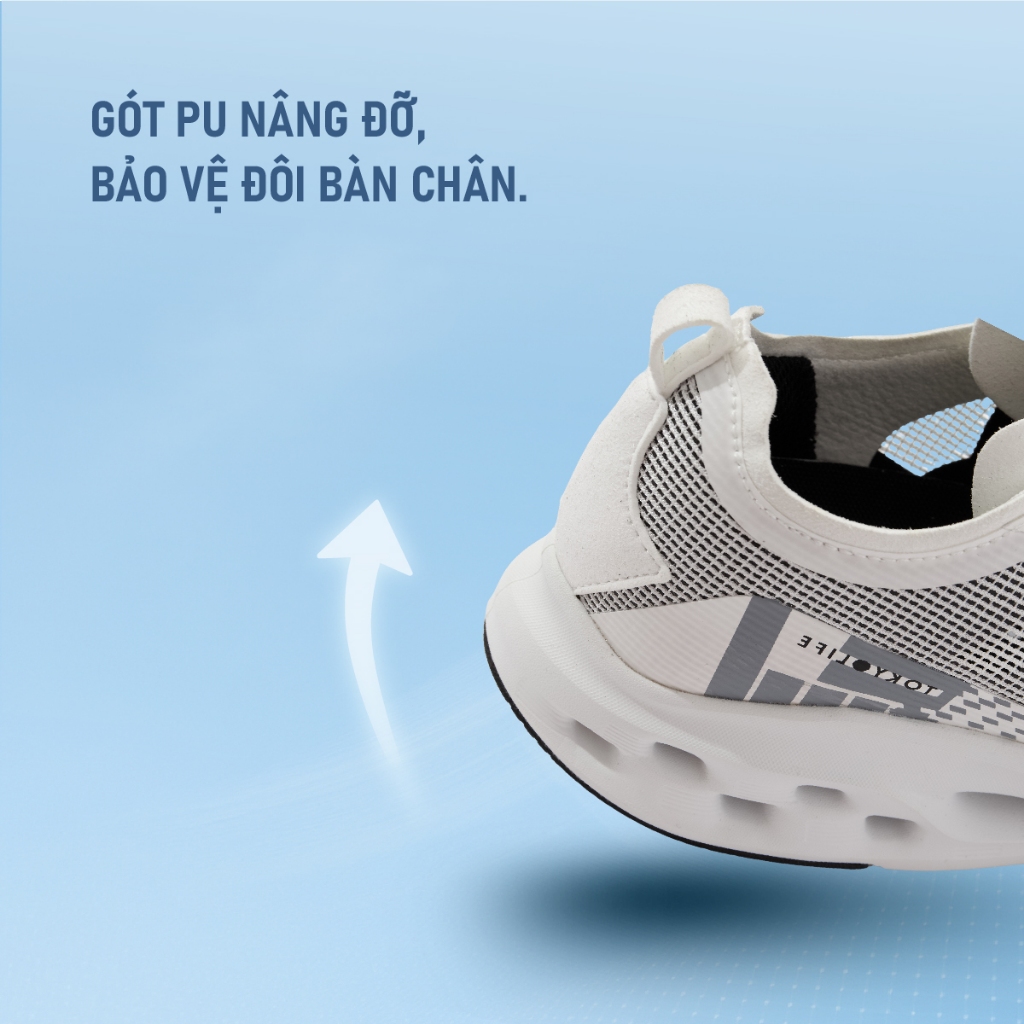 Giày Chạy Thể Thao Nam Chạy Bộ Kháng Khuẩn Êm Chân Siêu Nhẹ 40002575 - TOKYOLIFE