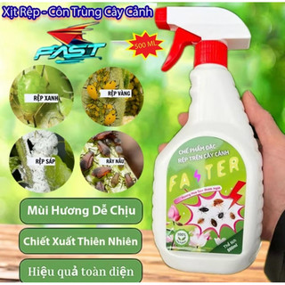 Chai Xịt Rệp Cho Cây Cảnh Thảo Mộc FATER 500ml Xịt Rệp Sáp, Rệp Xanh, Rệp Vàng Sinh Học Cho Cây Cảnh An Toàn, Hiệu Quả