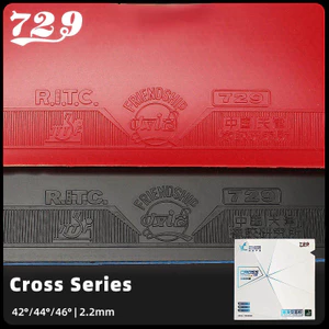 Mặt vợt bóng bàn chuyên nghiệp 729 CROSS mua 2 mặt tặng kèm keo dán chất lượng cao