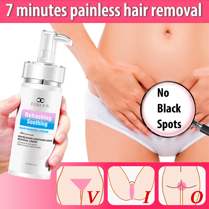 Kem tẩy lông vùng kín Tẩy lông nách Tẩy lông chân Triệt lông vĩnh viễn Tẩy lông bikini 100g